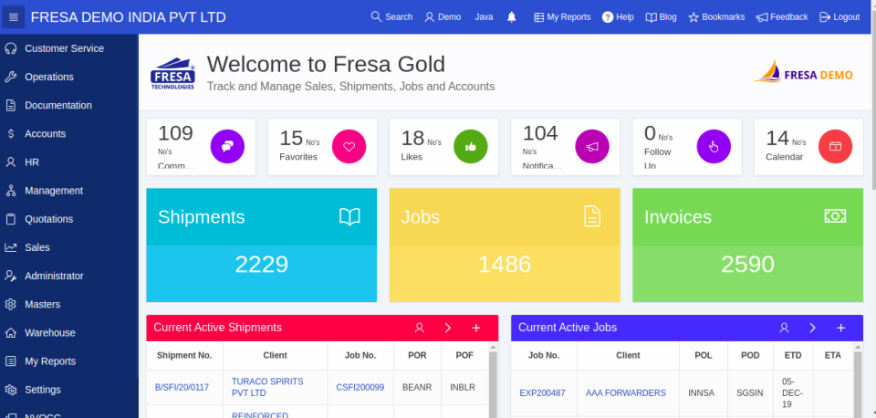 screenshot of Fresa XPress